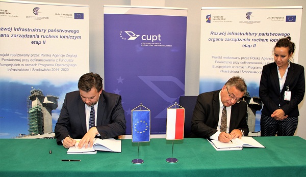 Podpisanie umowy o dofinansowanie dla projektu Polskiej Agencji Żeglugi Powietrznej