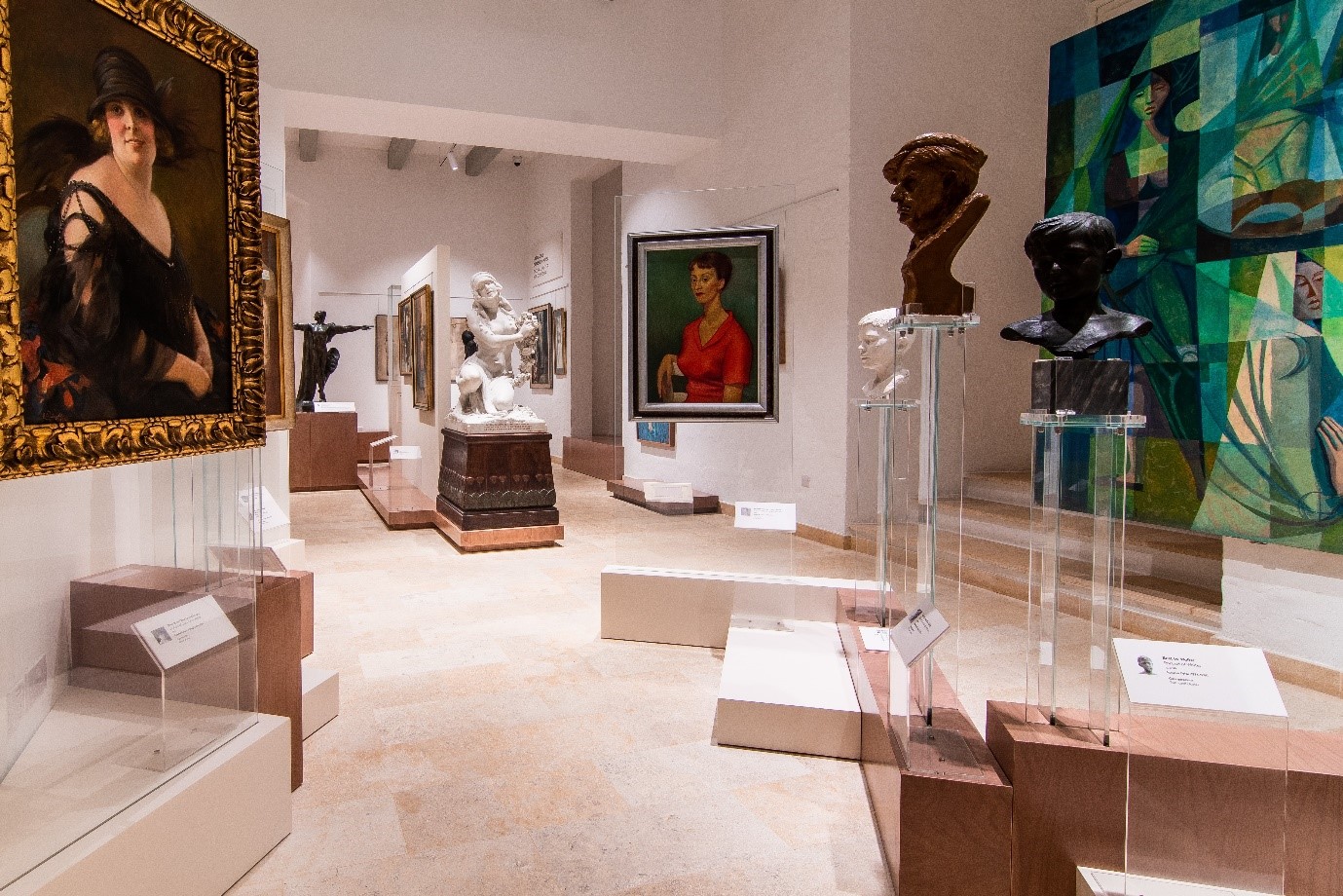 Collection of works in the Malta National Community Art Museum (MUŻA). Phot. Alex Turnball