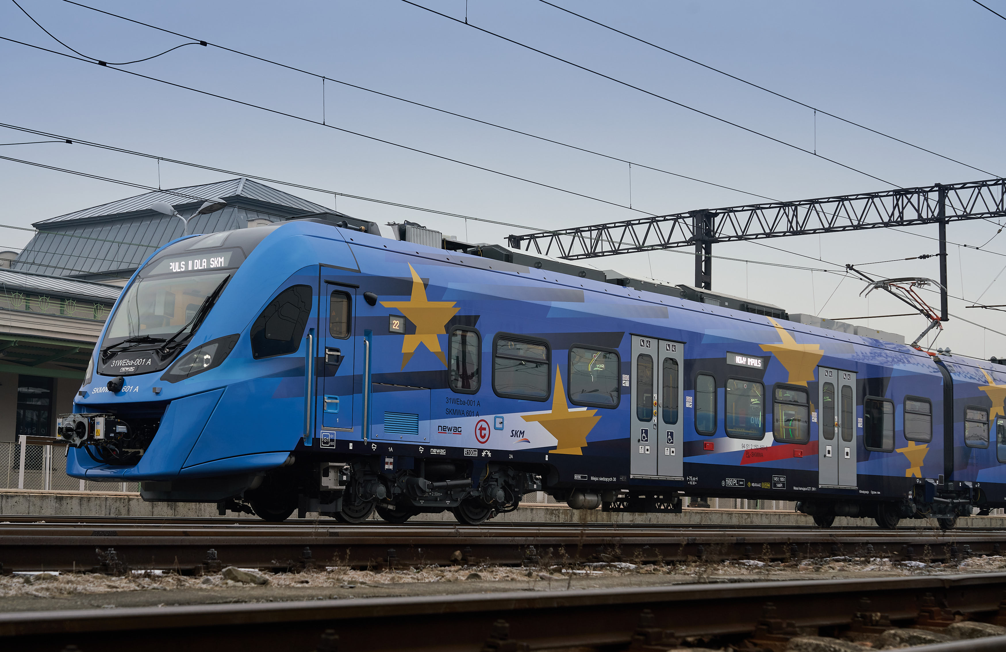 Impuls II - pociąg w barwach europejskich