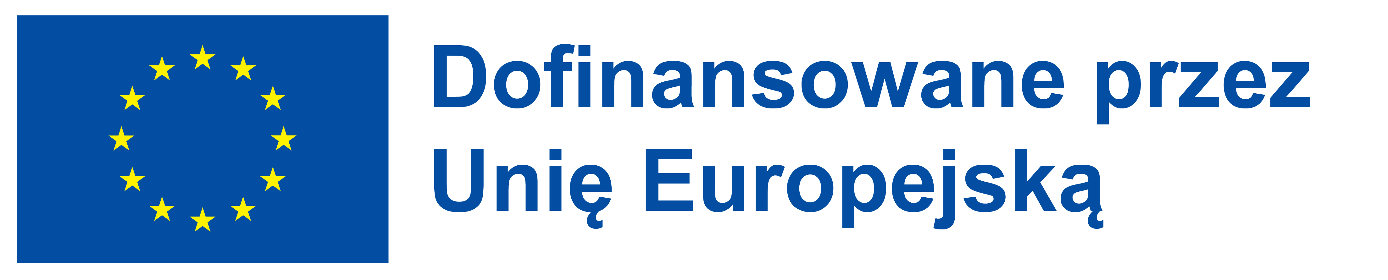Logo Dofinansowane przez Unię Europejską