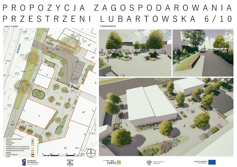 Wizualizacje zagospodarowania terenów zieleni w Lublinie, Źródło: Urząd Miasta Lublin 