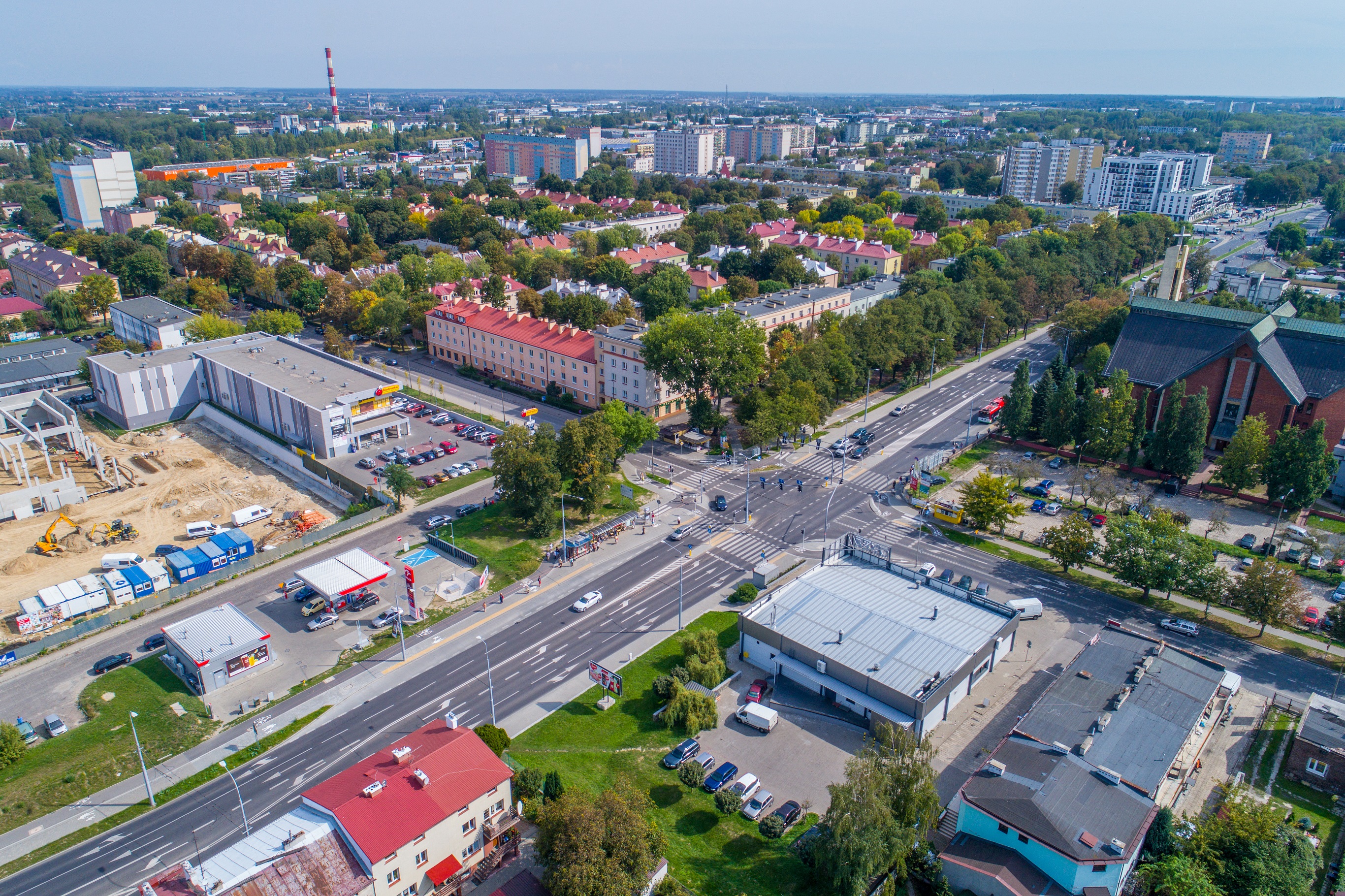 the area of the special economic zone and the industrial zone in Lublin