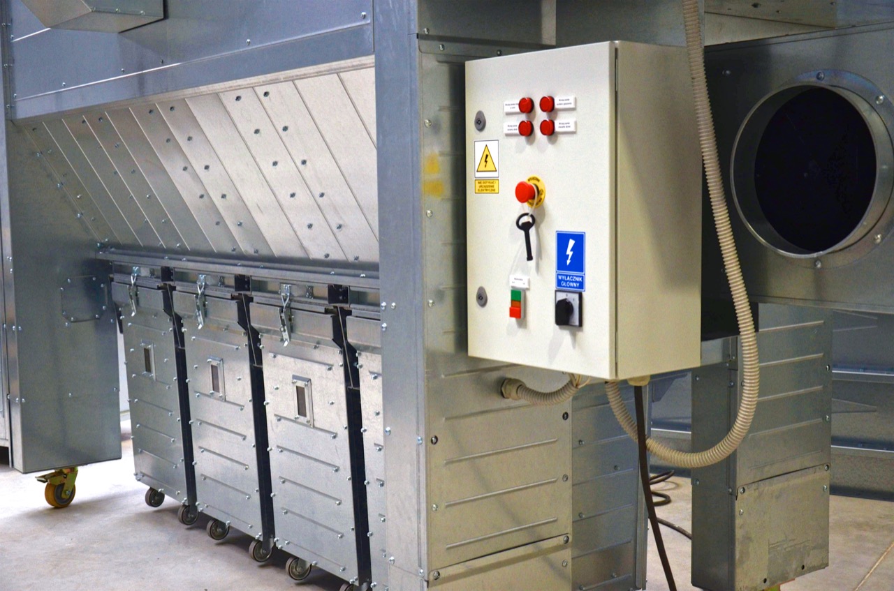 an innovative jet dust collector with the control module 