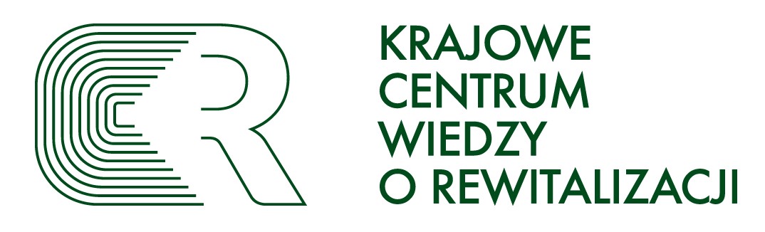 Logo Krajowego Centrum Wiedzy o Rewitalizacji